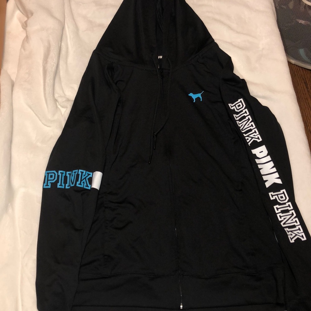 Black work out zip up jacket